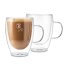 Sada hrnků na cappuccino dvojité sklo 300 ml 2 ks