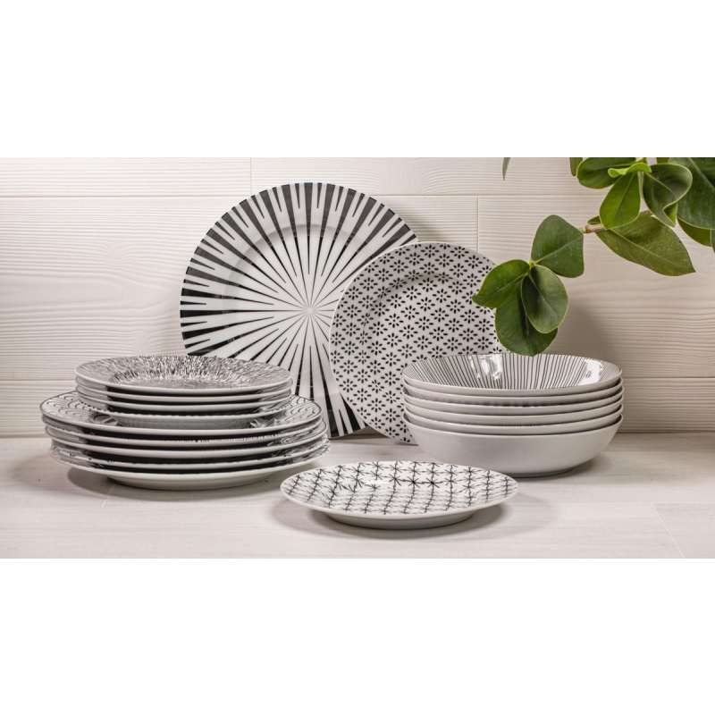 Jídelní sada talířů Seoul 18 ks