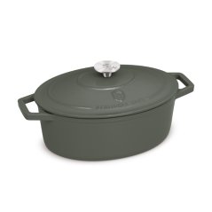 Pekáč litinový s poklicí 32 cm Matte Green Collection Pekáč litinový s poklicí 32 cm Matte Green Collection