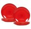 Dezertní talíře sada 6 ks 19 cm červené RUBY RED