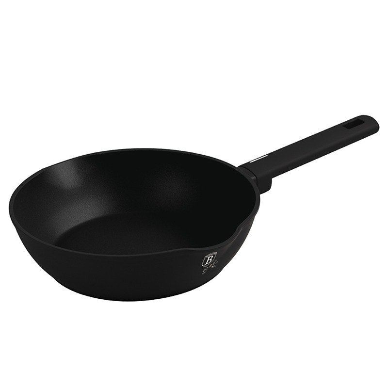 Pánev hluboká s titanovým povrchem 24 cm Matte Black Collection