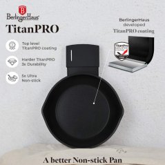 Pánev s titanovým povrchem 16 cm Matte Black Collection