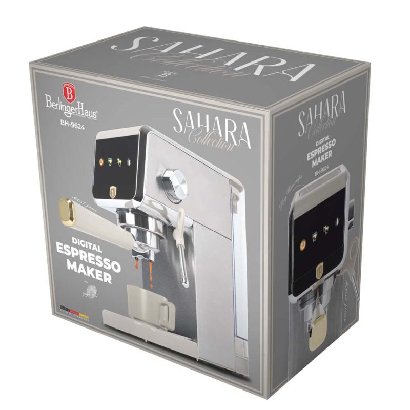Automatický a pákový kávovar digitální 2v1 Sahara Collection