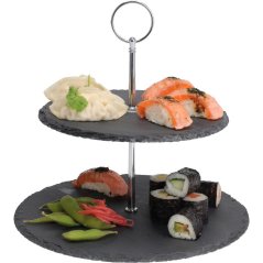 Servírovací stojan na jedlo 2 poschodia