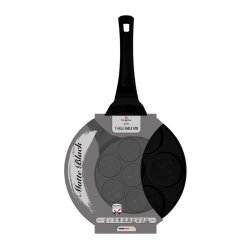 Lívanečník s titanovým povrchem Smajlíci 26 cm Matte Black Collection