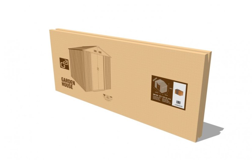 Casuta de gradina G21 GAH 529 - 277 x 191 cm, maro