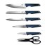 Súprava nožov v stojane 7 ks Metallic Line Aquamarine Edition