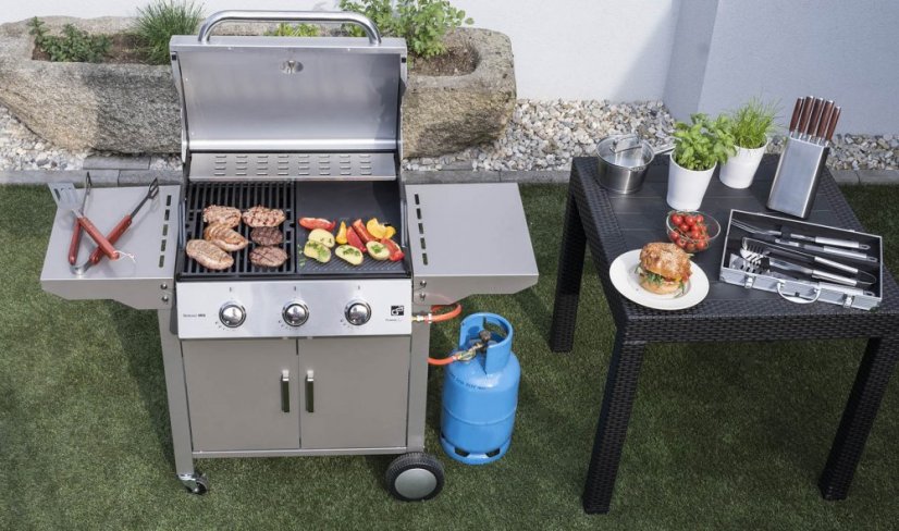 Plynový gril G21 Oklahoma BBQ Premium Line 3 hořáky + zdarma redukční ventil