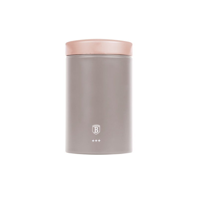 Chlebník a sada dóz na potraviny 4 ks Taupe Collection