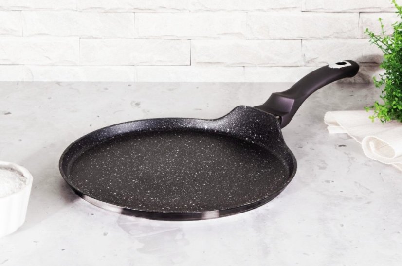 Pánev na palačinky s mramorovým povrchem 25 cm Carbon PRO Line