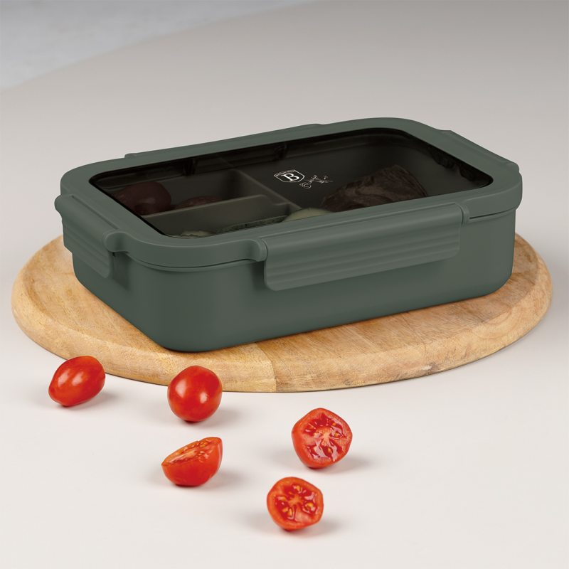 Prenosný box na občerstvenie Matte Green Collection 1,3 l