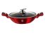 Pánev Wok s poklicí 30 cm Burgundy Metallic Line
