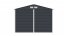 Casuta de gradina G21 GAH 706 - 277 x 255 cm, antracit