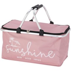 Chladicí košík 48 x 28 x 24 cm růžová