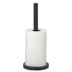 Držák toaletního papíru Carta kovový černý 37,0cm 15,0cm
