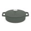 Pánev hluboká se smaltovaným povrchem a poklicí 26 cm litinová Matte Green Collection