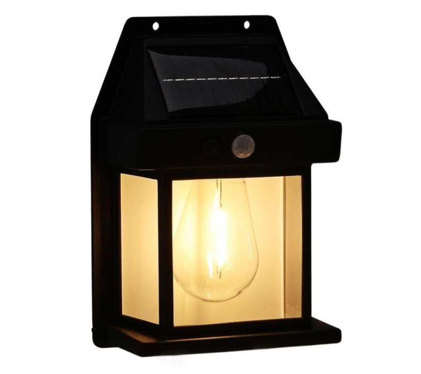 Lumină solară cu senzor de mișcare exterior