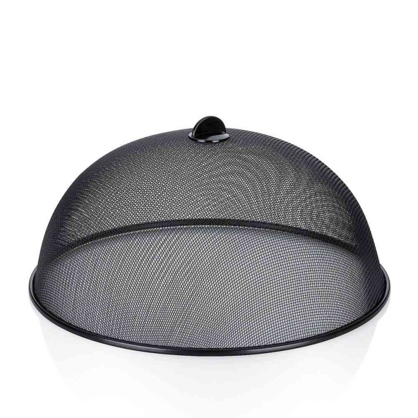 Capac pentru alimente Como metal negru 15 cm 35 cm diametru