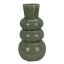 Vază 3 bule 25 cm verde