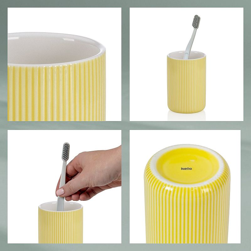 Cana ceramica AVA galbena