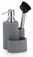 Set de spălat vase PURANA ceramică st.gri