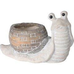 Keramický květináč dekorativní ŠNEK 26 cm