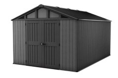 Casă de grădină Keter Stronghold 10 x 15 gri, cu podea