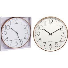Ceas de perete alb, 50,5 cm