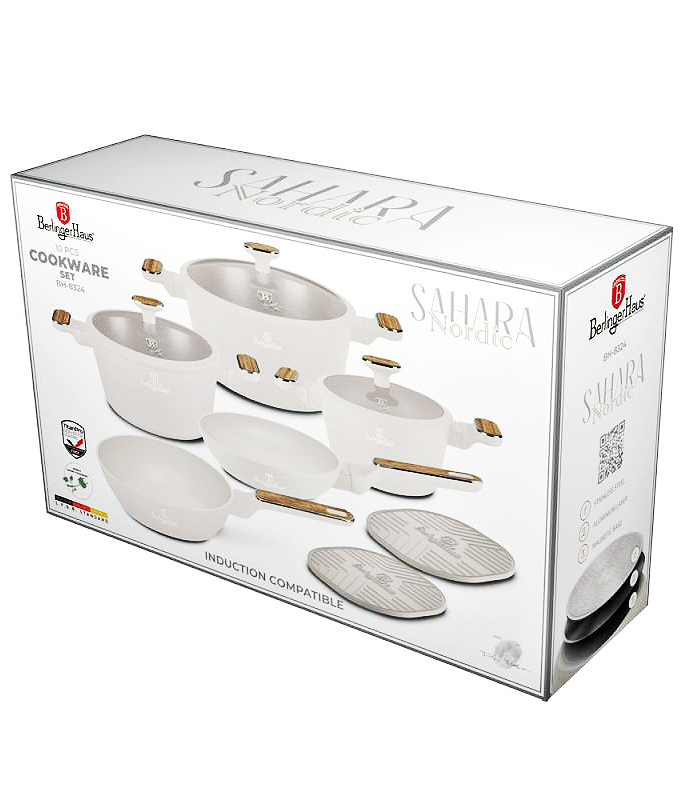 Sada nádobí s titanovým povrchem 10 ks Sahara Nordic Collection