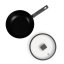 Panvica WOK s titánovým povrchom a pokrievkou 28 cm Antracit Collection