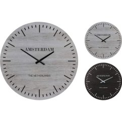Ceas de perete Kensington 600 x 45 mm negru Ceas de perete Kensington 600 x 45 mm negru
