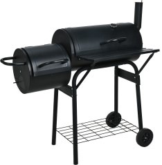 Grilová lokomotíva s udiarňou