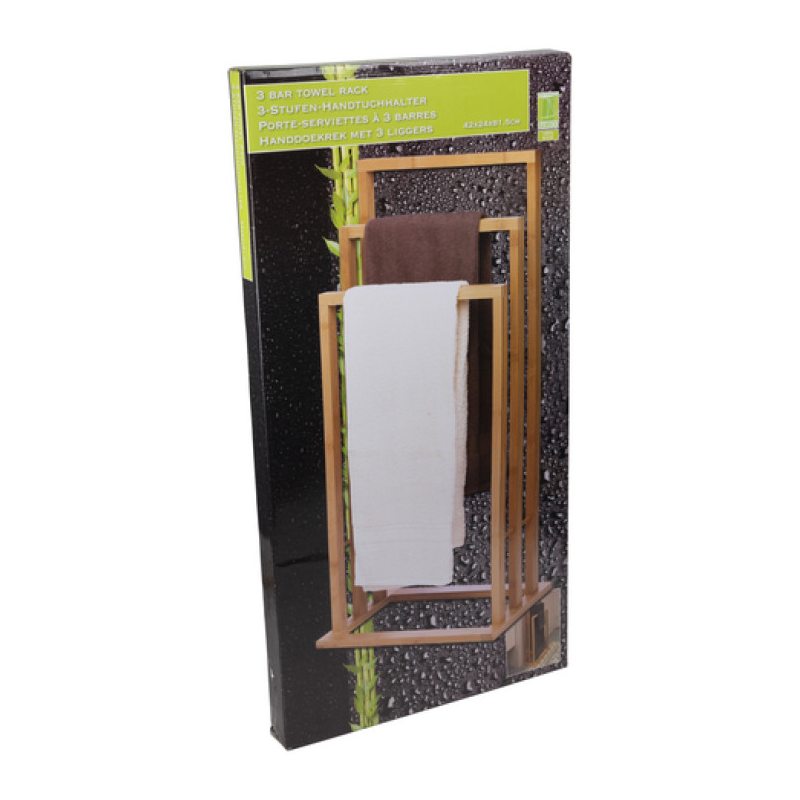 Držiak na uteráky bambus 42x24x81, 5cm