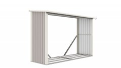 Magazin lemn G21 WOH 335 - 242 x 89 cm, gri