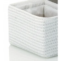 Sada košů RIMOSSA 5ks, plast bílá