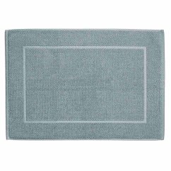 Koupelnová předložka Lavinia 100% organická bavlna modrá 60x100 cm