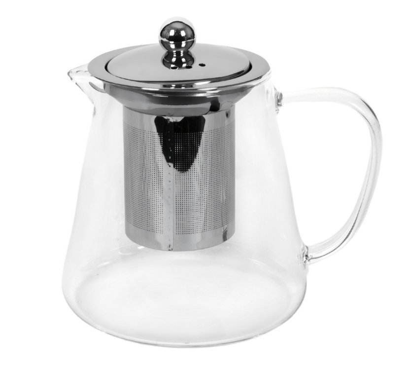 Ceainic din sticla cu sita 950 ml