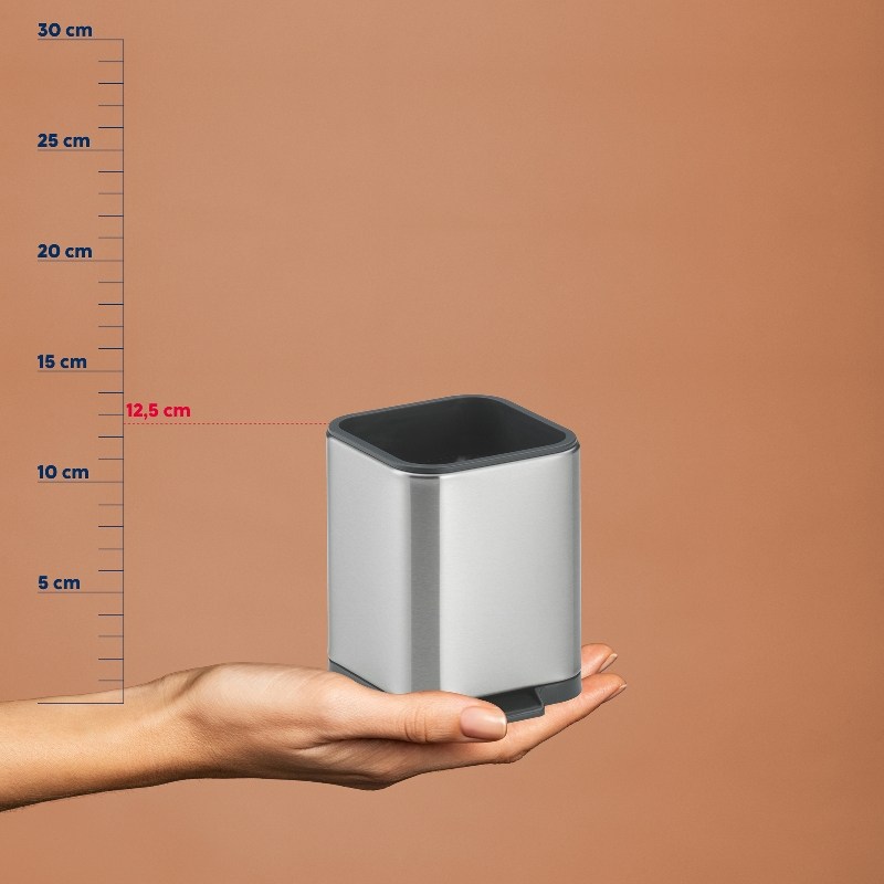 Odkapávač na příbory Plata nerez matná stříbrná 10,0x11,5x12,5cm