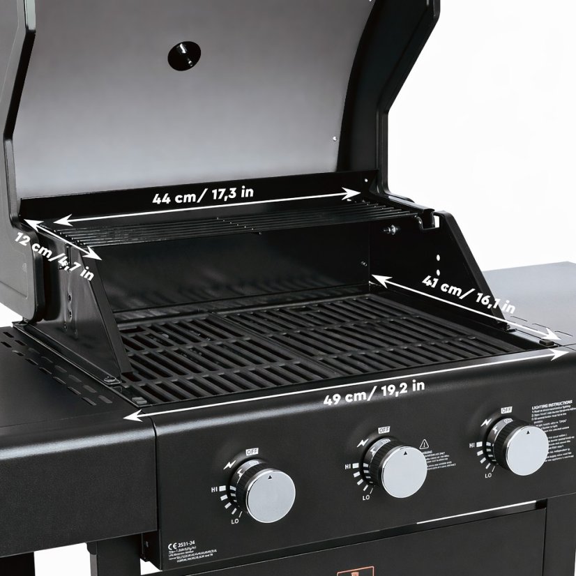 Plynový gril Outdoor 3 hořáky