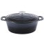 Fuente de horno de hierro fundido con tapa Xanten 36 x 28 cm negro Fuente de horno de hierro fundido con tapa Xanten 36 x 28 cm negro