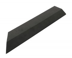 Bandă de tranziție G21 Ebony pentru plăci WPC, colț 38,5 x 7,5 cm (stânga)
