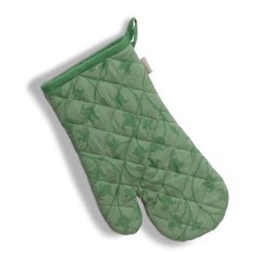 Mănuși de cuptor Cora 100% bumbac model verde deschis/verde 31.0x18.0cm Mănuși de cuptor Cora 100% bumbac model verde deschis/verde 31.0x18.0cm