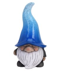 Záhradný trpaslík dekorácia 23 cm modrá