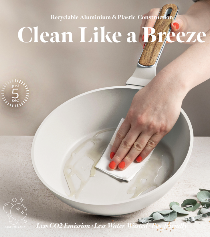 Sada nádobí s titanovým povrchem 15 ks Sahara Nordic Collection