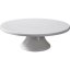 Podnos na dort servírovací porcelán 28 cm bílý