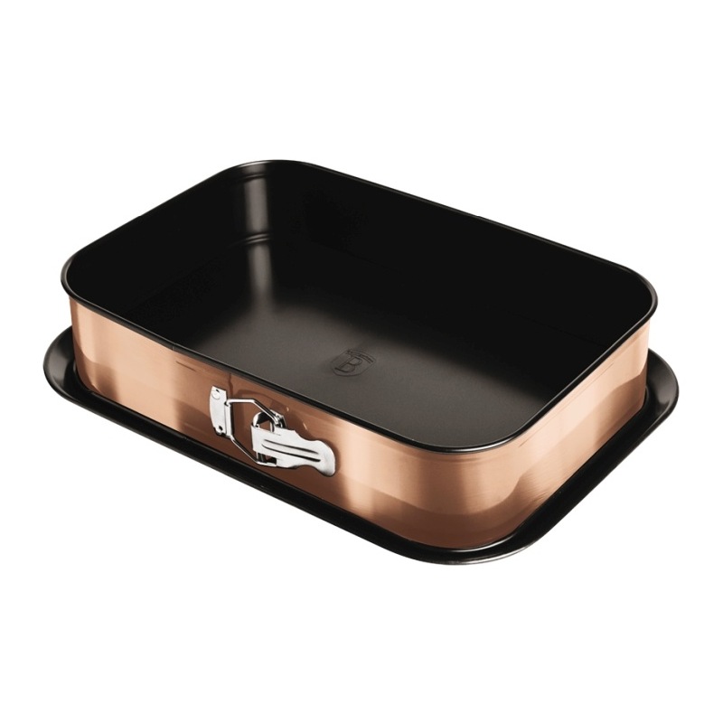 Forma s nepriľnavým povrchom 2v1 Rosegold Metallic Line 39x27x7, 5cm