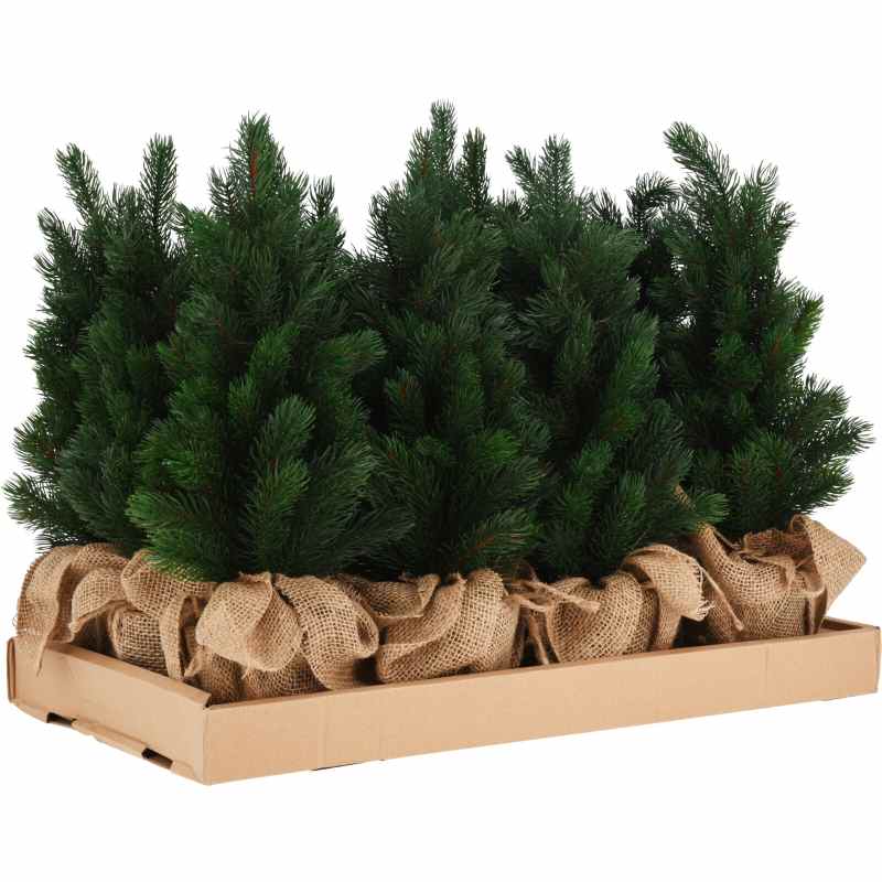 Árbol de Navidad en bolsa de yute 45 cm