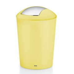Coș de gunoi Marta plastic galben 1,7l