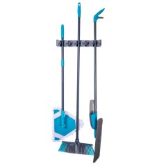 Držiak na stenu na metly a metly 40 cm antracit