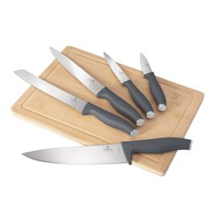 Set cutite cu placa de taiere 6 bucati Aspen Collection Set cutite cu placa de taiere 6 bucati Aspen Collection